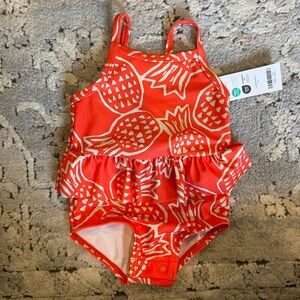 Carters little girl swim suit NWT
